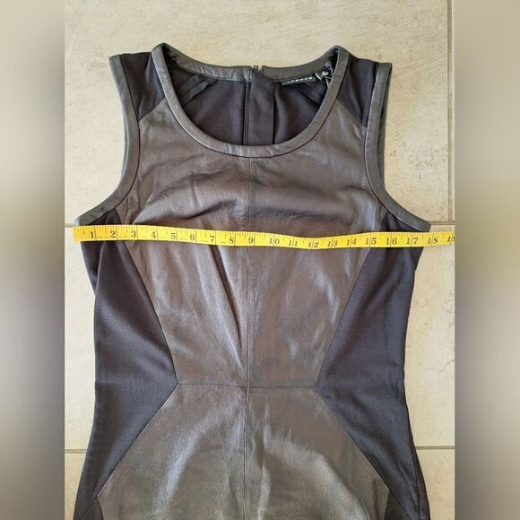 Trouve Genuaine Leather front panel dress size 10‎ - Picture 8 of 8